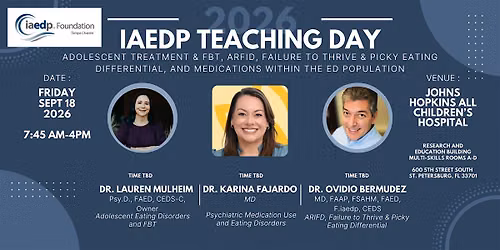 2026 iaedp Tampa Teaching Day - Sept 18th