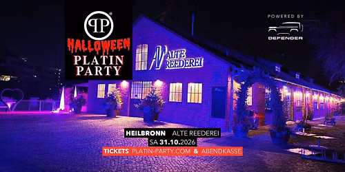 Heilbronn 'Halloween Platin Party' in der Alten Reederei