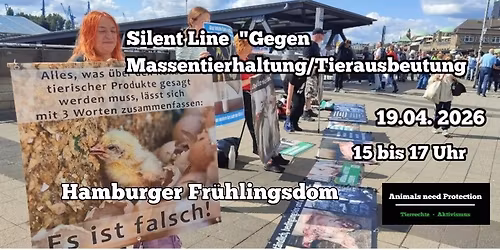 Silent Line "Gegen Massentierhaltung\/Tierausbeutung"