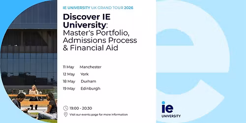 Discover IE University: Master's portfolio, admissions process and financial aid