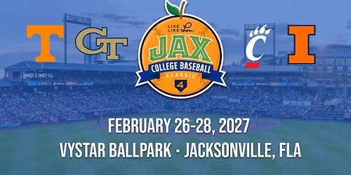 WIN YOUR WAY INTO 2027 LIVE LIKE LOU JAX COLLEGE BASEBALL CLASSIC