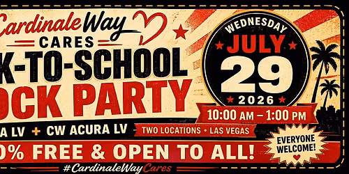 CardinaleWay Cares: Back-to-School Block Party
