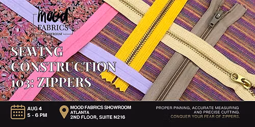 Sewing Construction 103: Mastering Zippers