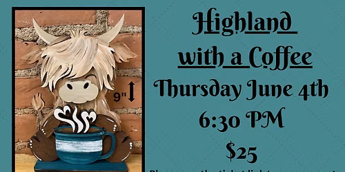 Highland with a Coffee Mug