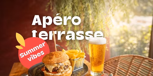 Ap\u00e9ro terrasse