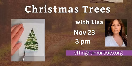 Watercolor Christmas Treets