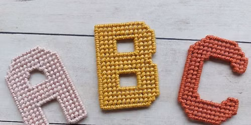 Plastic Canvas Needlepoint Letters for Adults in Melbourne - No Experience Necessary
