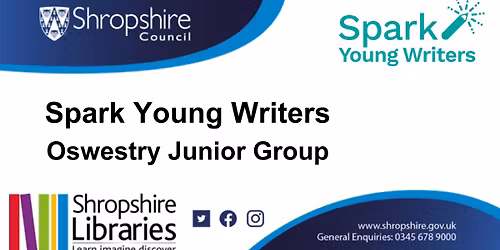 Spark Young Writers - Oswestry Junior Group