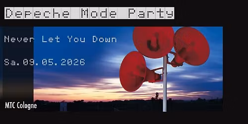 Never Let You Down Depeche Mode Party