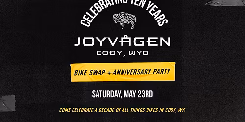 Bike Swap + Anniversary Party 