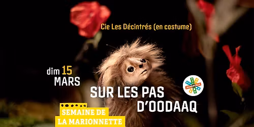 SUR LES PAS D'OODAAQ - Th\u00e9\u00e2tre visuel & marionnettes - dim 15 mars - L'Archipel Perpignan