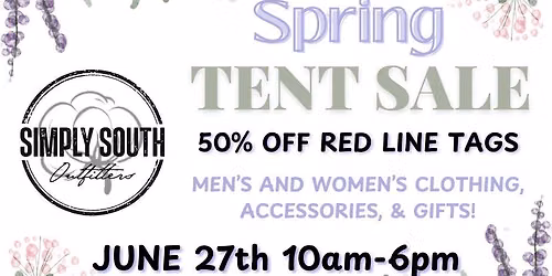 Semi-Annual Tent Sale