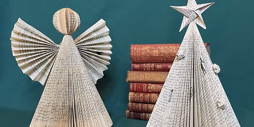 Folded Book Decorations with Anne: Angels and Christmas Trees