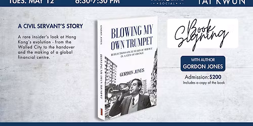 "Blowing My Own Trumpet" Book Signing With Author Gordon Jones