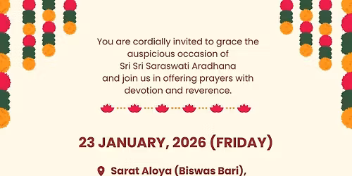 Saraswati Puja 2026