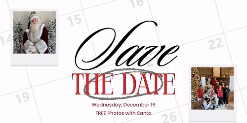 FREE Photos with Santa