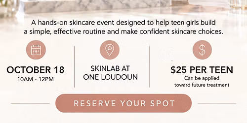 Mother & Daughter Skincare Event