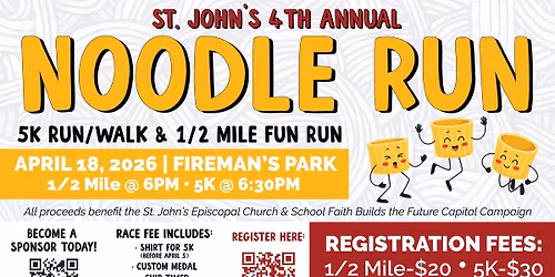 St. John's 4th Annual Noodle Run
