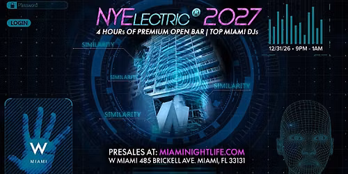 2027 W Hotel Miami New Year's Eve Party