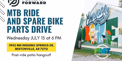 FAST Wed Night Group Ride and Pedal It Forward Parts Drive