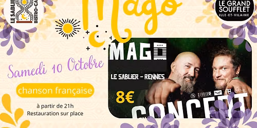 MAGO en concert au Sablier