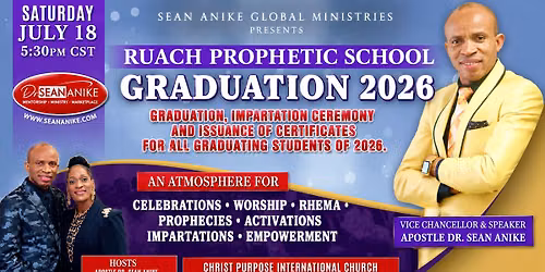 RUACH Prophetic School Graduation 2026