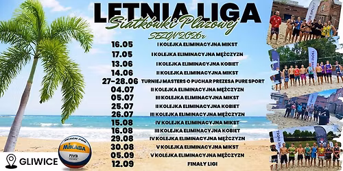 Letnia Liga Siatk\u00f3wki Pla\u017cowej 2026