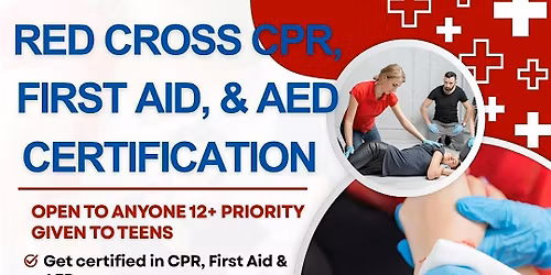 Red Cross CPR, First Aid & CPR Certification