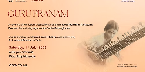Guru Pranam \u2013 Sarod Sandhya