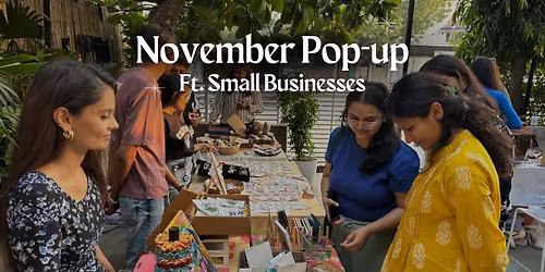 November Pop-up ft. Small Businesses