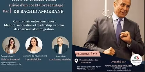 Conf\u00e9rence : Oser r\u00e9ussir entre deux rives. Identit\u00e9, motivation et leadership.