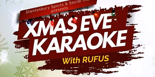 XMAS EVE KARAOKE WITH RUFUS!