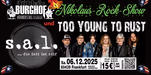 Nikolaus-Rock-Show mit S.A.L. und TYTR im Burghof H\u00fchnerstall