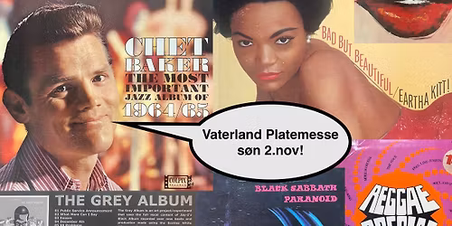 Vaterland Platemesse s\u00f8n 2.nov!