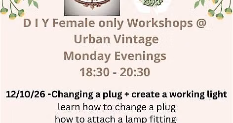 Urban Vintage - Female only DIY changing a plug