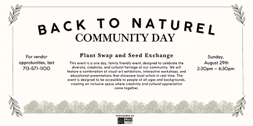 Plant Swap and Seed Exchange Community Day