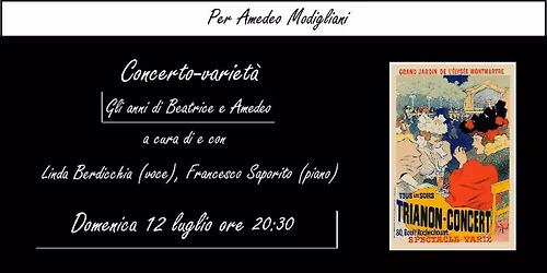 Giornata per Amedeo Modigliani. Concerto-variet\u00e0: "Gli anni di Beatrice e Amedeo"