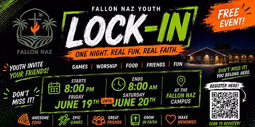 Fallon Naz Youth Lock-In!