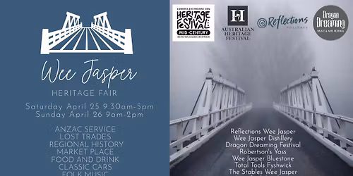 Wee Jasper heritage fair