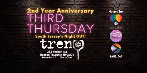 Third Thursday \u2013 South Jersey\u2019s Night OUT: 2-Year Anniversary Celebration