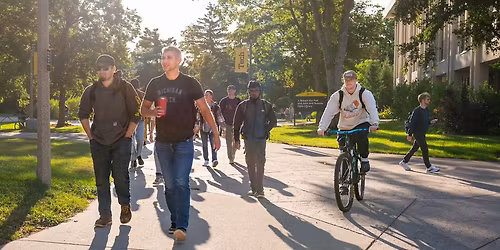 Parking Michigan Tech Huskies at Northern Michigan Wildcats Mens Hockey