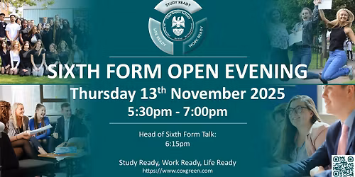 Sixth Form Open Evening 2025