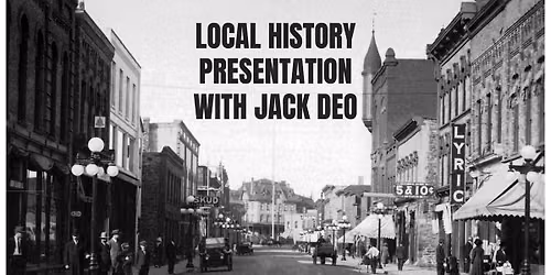 Local History Presentation with Jack Deo