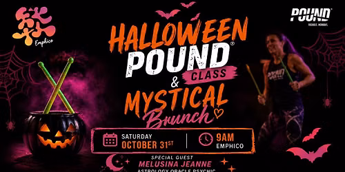 Halloween POUND\u00ae Class & Mystical Brunch!