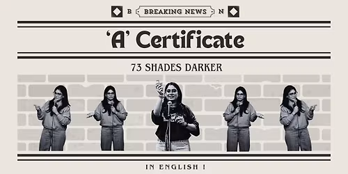 'A' Certificate (In English) - Sravanthi Basa Live
