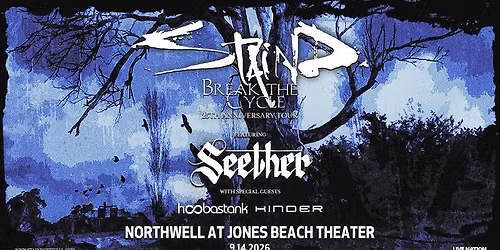 Staind: Break The Cycle 25th Anniversary Tour