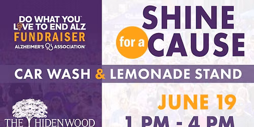 Car Wash & Lemonade Stand - Alzheimer's Fundraiser
