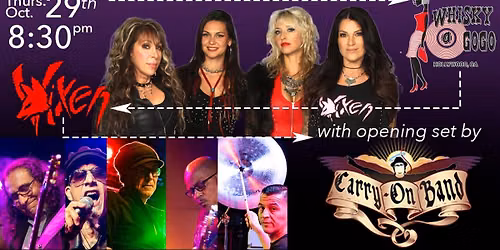 Carry-On Band Opens for Vixen at the Whiskey