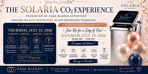 \u2728 THE SOLARIA CO\u2082 EXPERIENCE \u2728