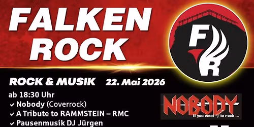 \n22.05.2026 Falkenstein - Falken Rock (mit Rammstein Members Club)